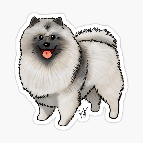 keeshond stuffed animal