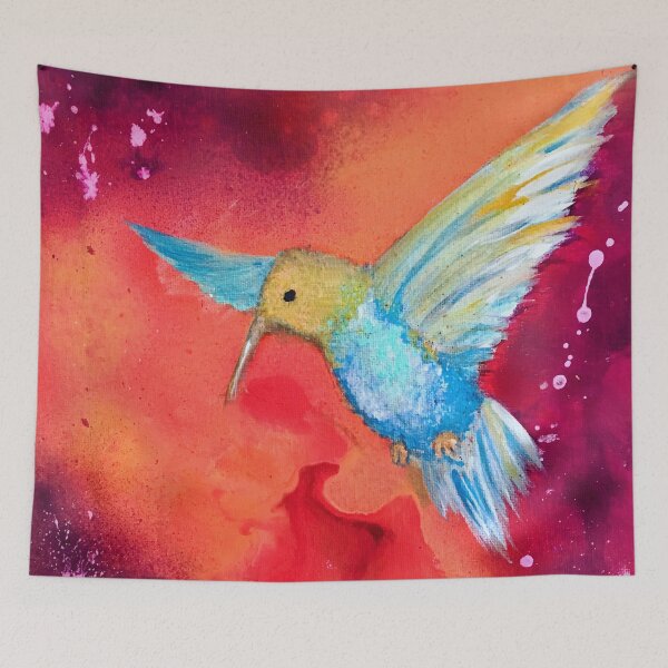 Item preview, Autumn Hummingbird designed and sold by PaintedPuffer.