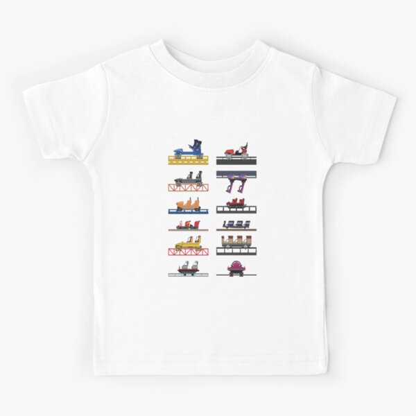 Hersheypark Coaster Cars Design Kids T-Shirt