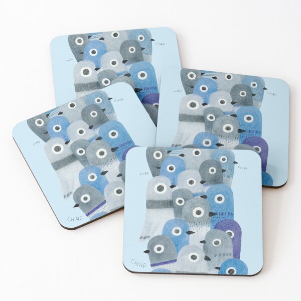 Item preview, Chirping city pigeons  designed and sold by mrfox-nyc.