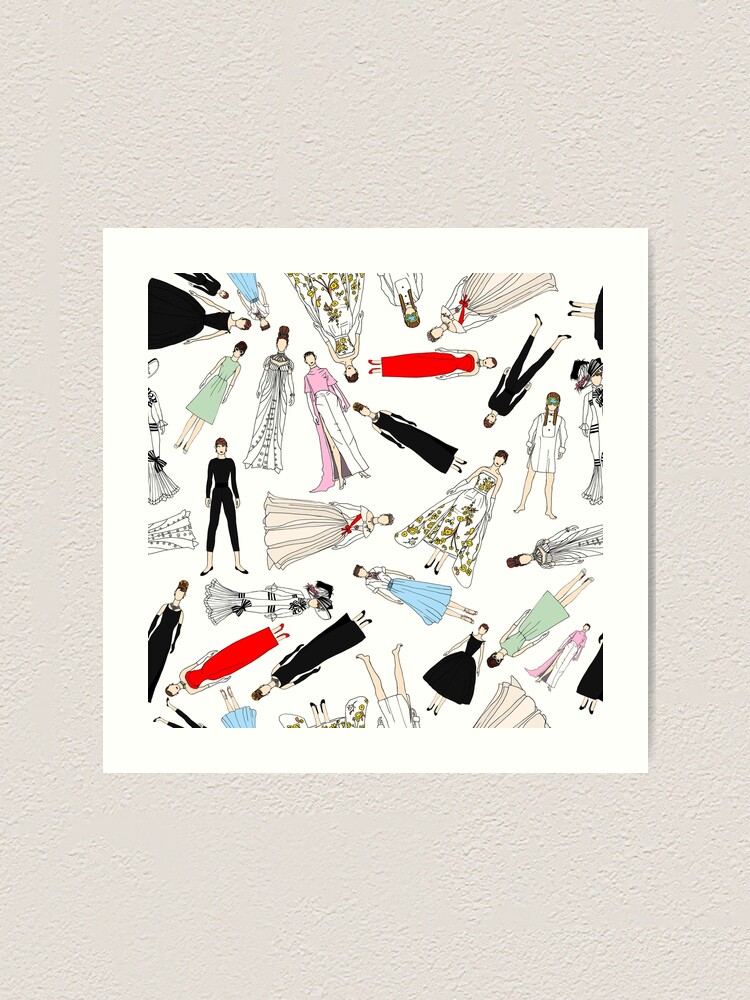 Alternate view of Audrey Scattered Art Print