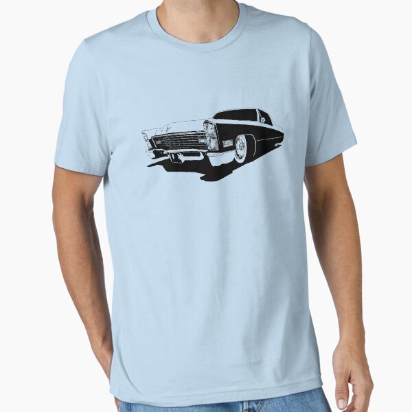 Item preview, 1967 Cadillac Coupe Deville - stylized black on light background  designed and sold by mal-photography.