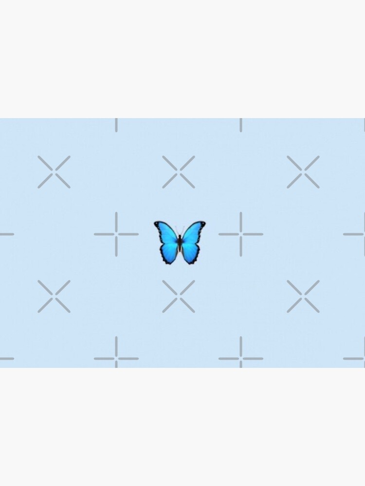 blue-butterfly-emoji-canvas-print-for-sale-by-abbyconnellyy-redbubble