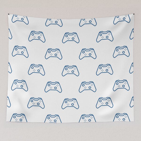 Item preview, Video Game Controller Outline Pattern designed and sold by anziehend.