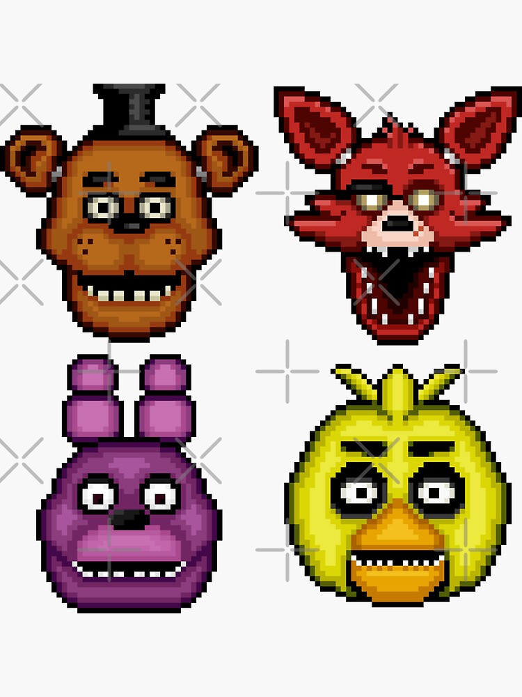 Five Nights at Freddy's 2 - Pixel art - Withered Old Freddy Art Board  Print for Sale by GEEKsomniac