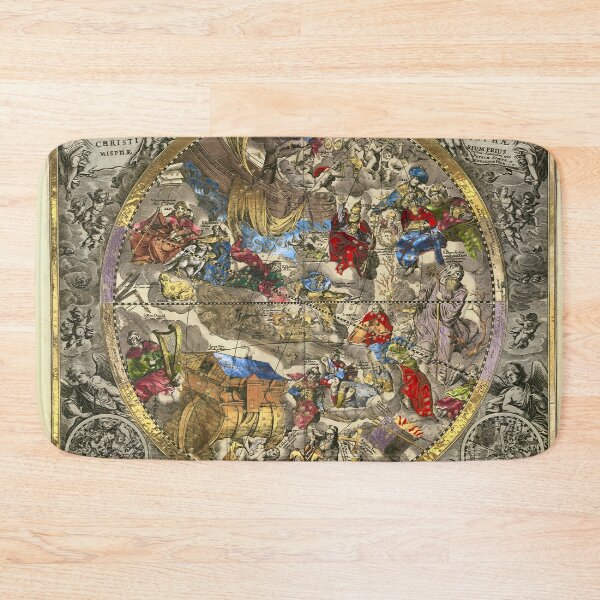Item preview, Celestial Luxury Gold Edition - Andreas Cellarius Chart of the Night Sky with Constellations  designed and sold by Serge Averbukh Art Studio.