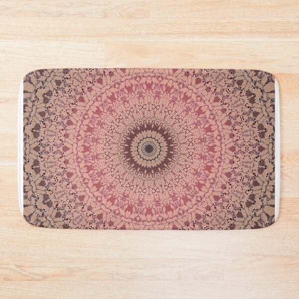 Item preview, Pink brown mandala 2 designed and sold by fuzzyfox.