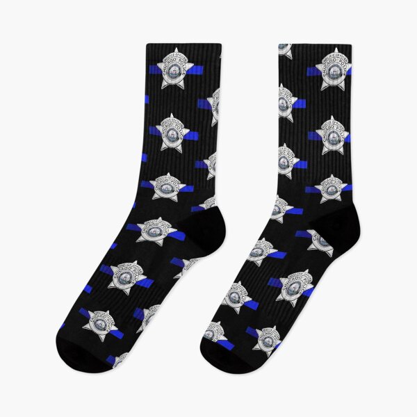 Item preview, Chicago Police Department Badge - CPD Police Officer Star over The Thin Blue Line designed and sold by Serge Averbukh Art Studio.