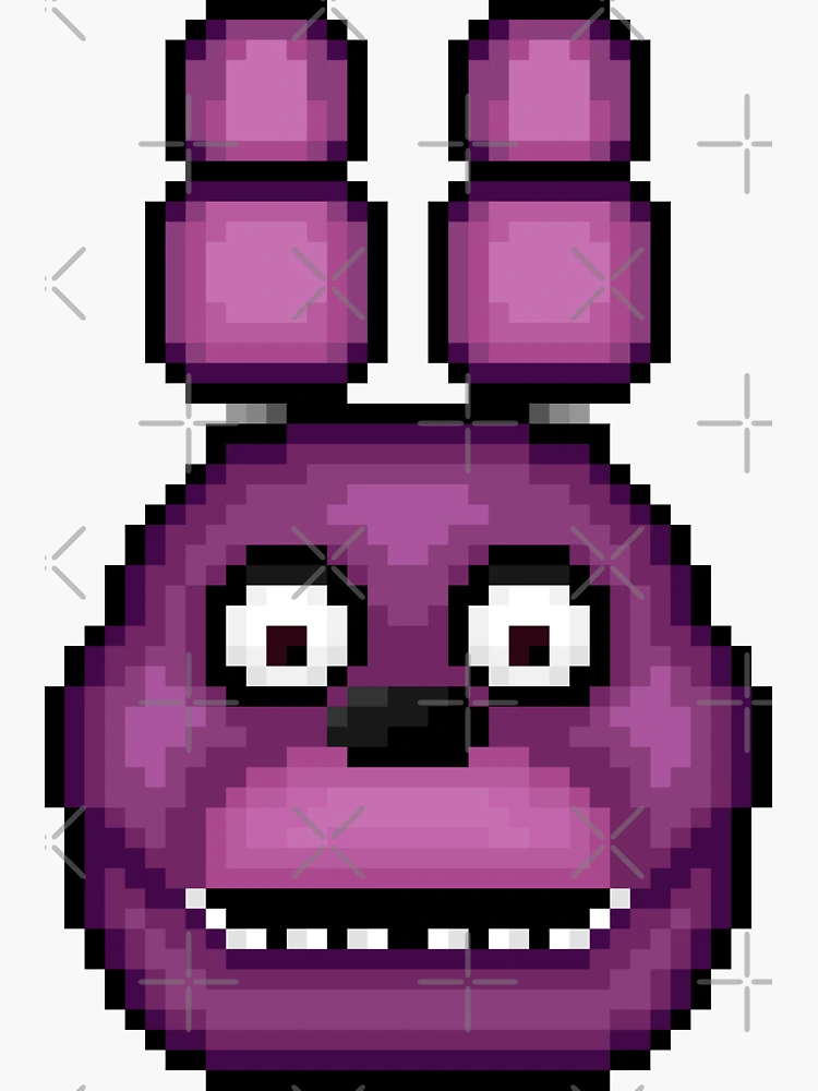 Five Nights at Freddy's 2 - Pixel art - Various Characters Sticker