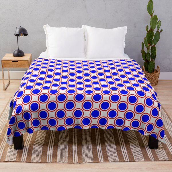 Item preview, blue white red circles designed and sold by ricobarinas.