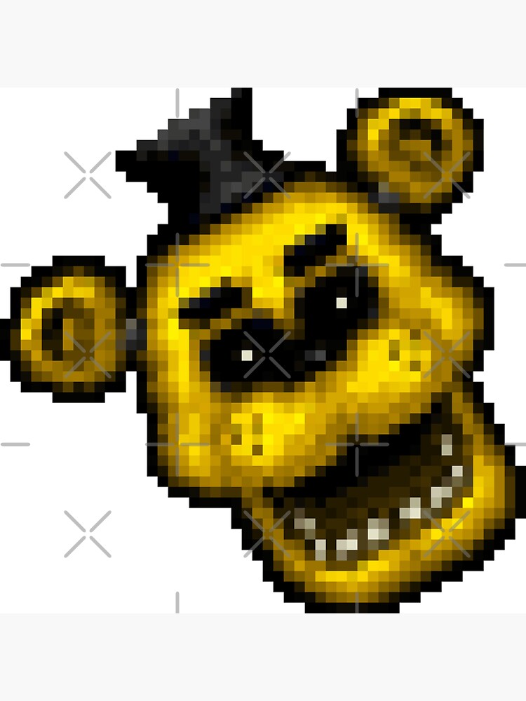 Five Nights at Freddys 4 - Nightmare Freddy - Pixel art Magnet for Sale by  GEEKsomniac