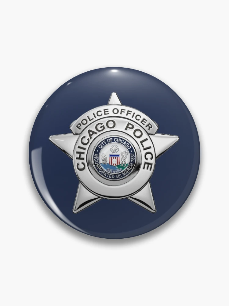 Chicago Police Department Badge - CPD Police Officer Star over