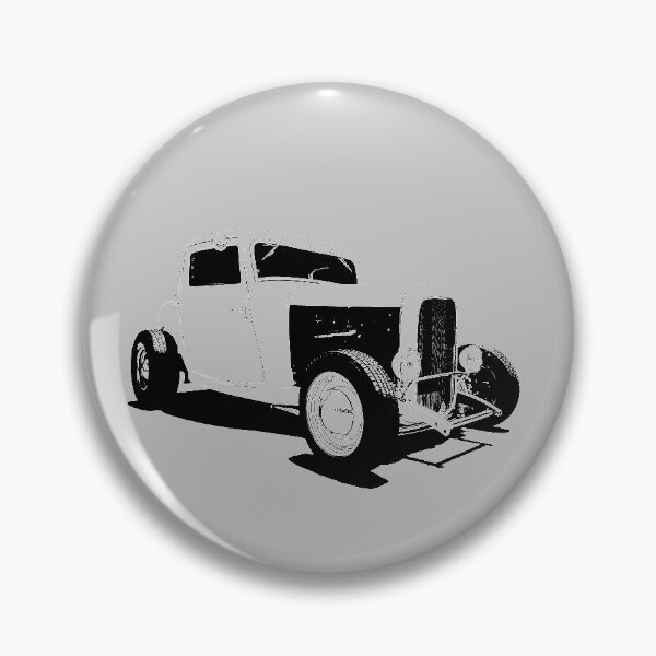Item preview, 1932 Ford Model A - stylized black on light background  designed and sold by mal-photography.