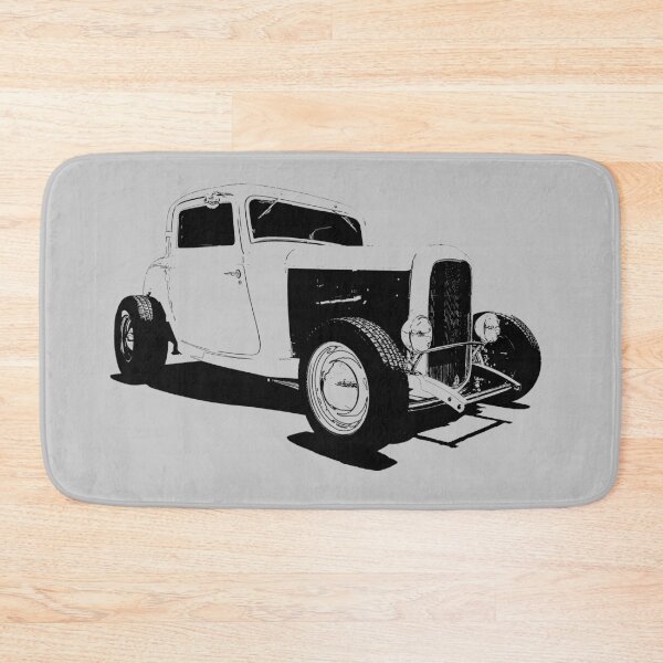 Item preview, 1932 Ford Model A - stylized black on light background  designed and sold by mal-photography.