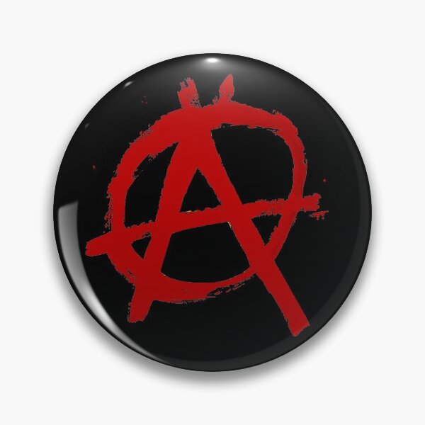 Item preview, Red Anarchy symbol anarchist punk rebellion t shirt designed and sold by Johannesart.