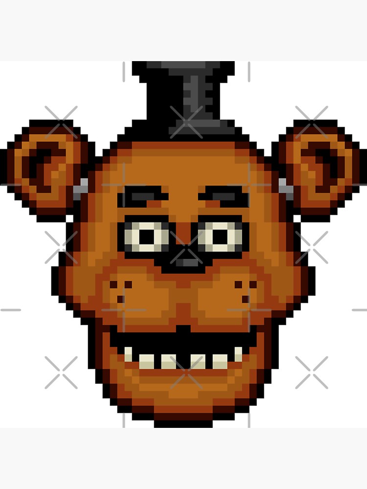 Five Nights at Freddy's 2 - Pixel art - Various Characters Sticker