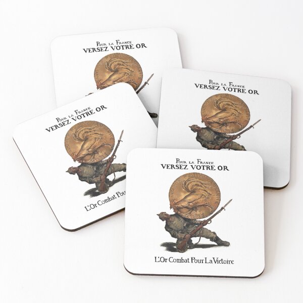 Item preview, Gold Fights For Victory -- French WW1 designed and sold by warishellstore.