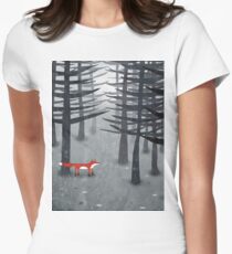 The Fox and the Forest Women's Fitted T-Shirt