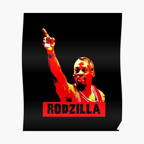 Rodzilla The Worm Retro Poster