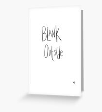 Blank inside and.... Greeting Card
