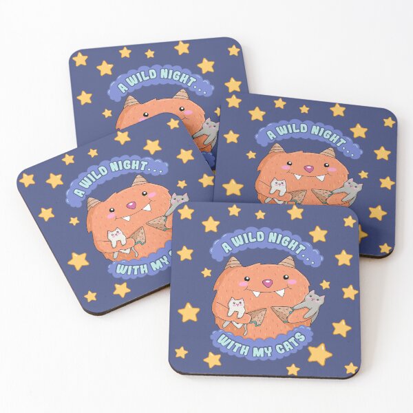 Item preview, A Wild Night with my Cats designed and sold by Mariana Ramírez.