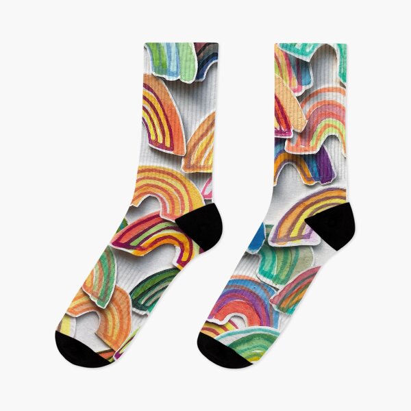 Item preview, Rainbow Watercolor Stickers designed and sold by Robayre.