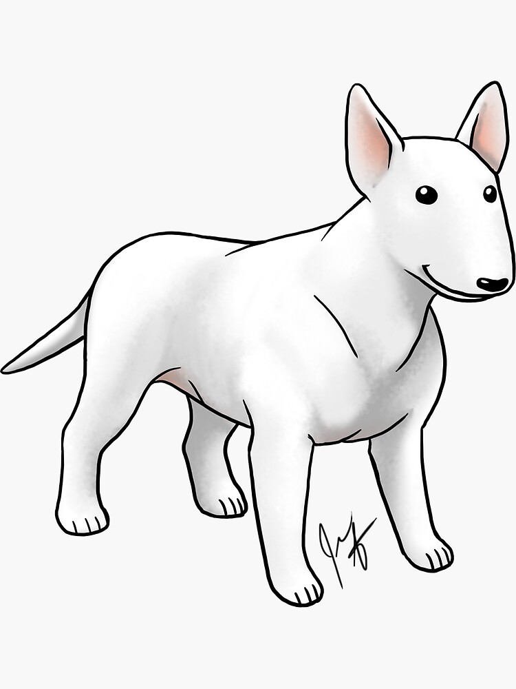 Bull Terrier - White by jameson9101322