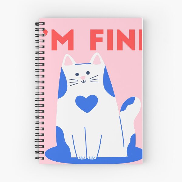Item preview, CAT I'M FINE MASK designed and sold by Edgy DESIGNS.
