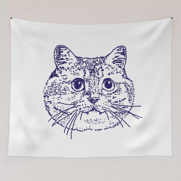 Item preview, Blue Kitty 4 designed and sold by studiozandra.