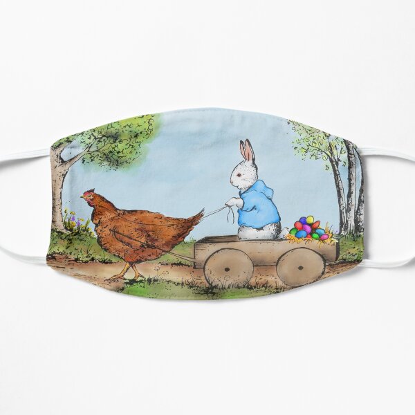 Easter Bunny on the Road Mask