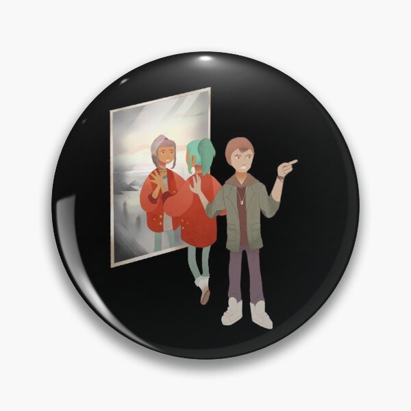 Item preview, Oxenfree mirror (transparent) designed and sold by stalewasabi.