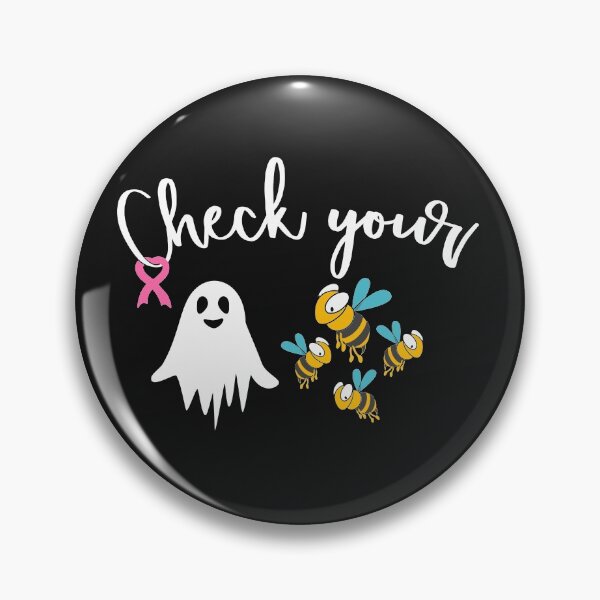 Item preview, Check your boo bees Breast Cancer Awareness Month pink ribbon motivational saying  designed and sold by alenaz.