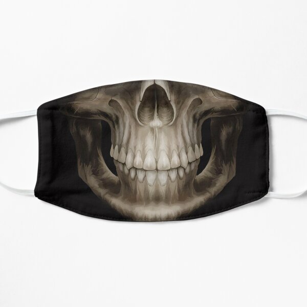 Schädelvirus-Maske Flache Maske