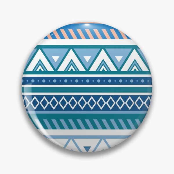 Item preview, Blue Aztec Style Pattern designed and sold by PerpetualDrift.