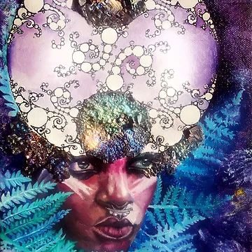 Artwork thumbnail, BismuthxFractals by Mary .