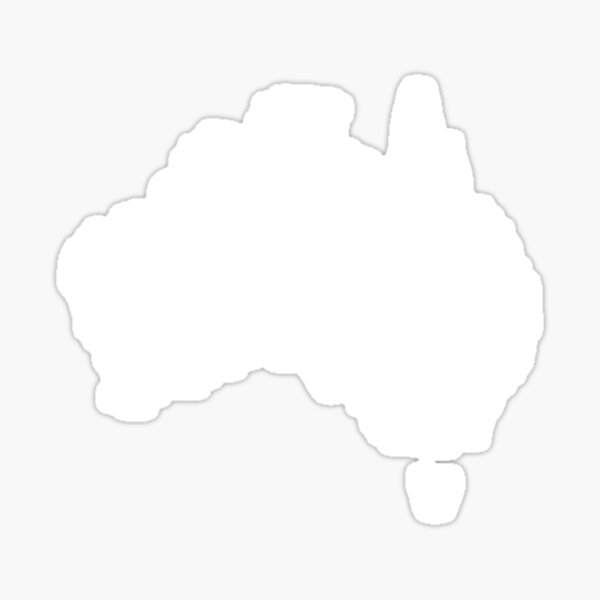 Item preview, Black and White Australian Slang Map designed and sold by Life of Riley Design.