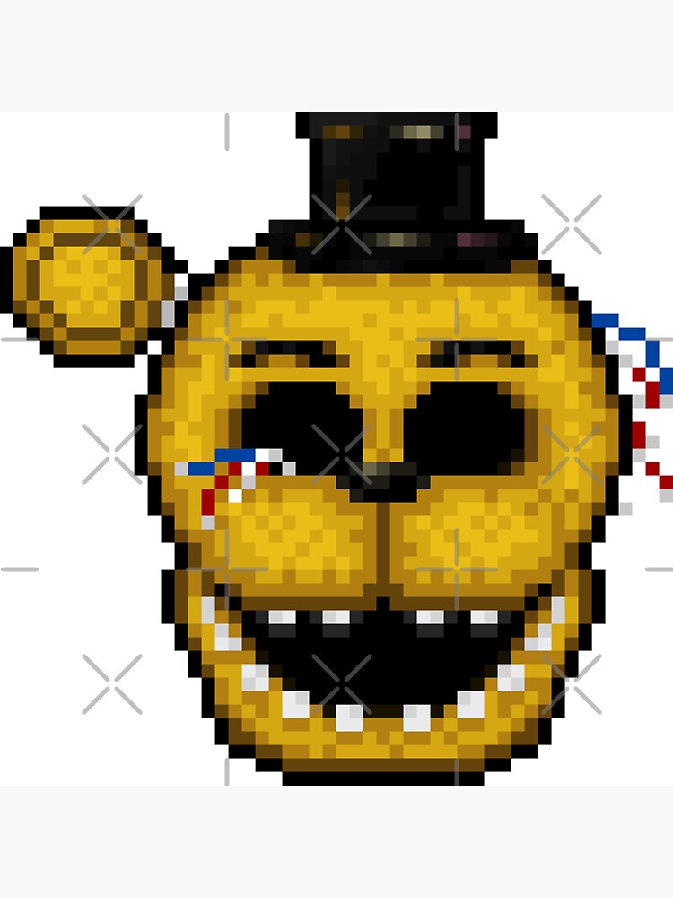 Five Nights at Freddys 4 - Nightmare Freddy - Pixel art Magnet for Sale by  GEEKsomniac