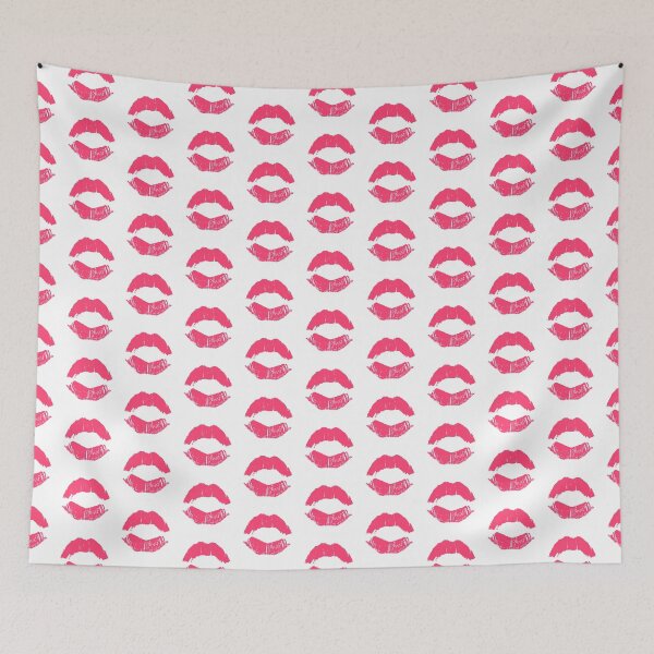 Item preview, Red Lips Background Patterns designed and sold by flying-flamingo.
