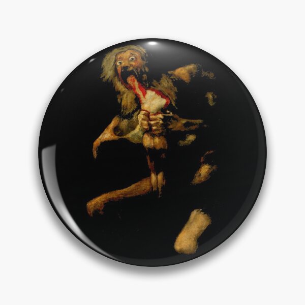Item preview, Saturn Devouring His Son Classic Painting by Francisco Goya goth art lover gift designed and sold by Johannesart.