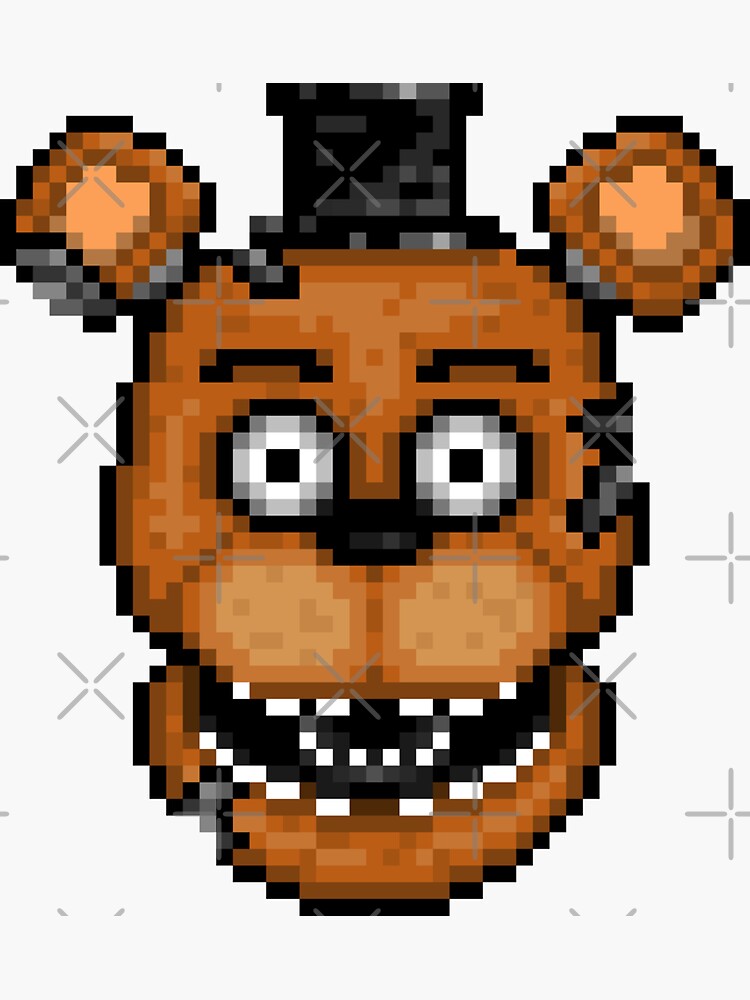 Five Nights at Freddy's 2 - Pixel art - Withered Classics Sticker pack  Sticker for Sale by GEEKsomniac