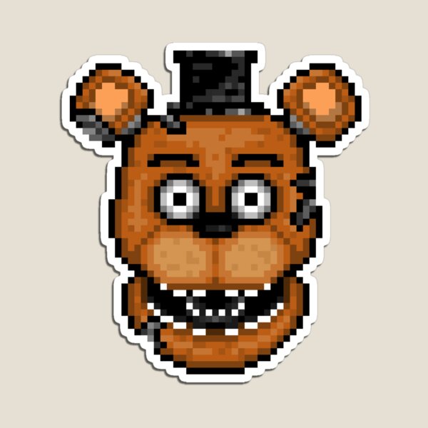 Withered freddy pixel art