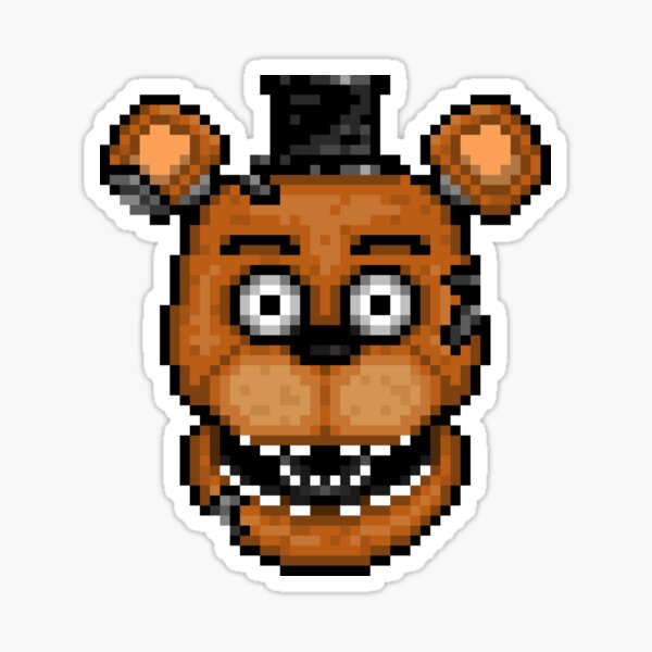 Withered Freddy Stickers for Sale