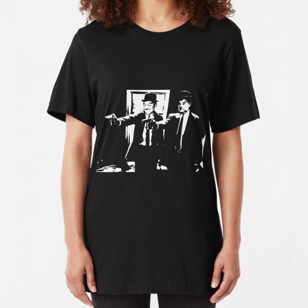 Pulp Fiction Laurel and Hardy Slim Fit T-Shirt