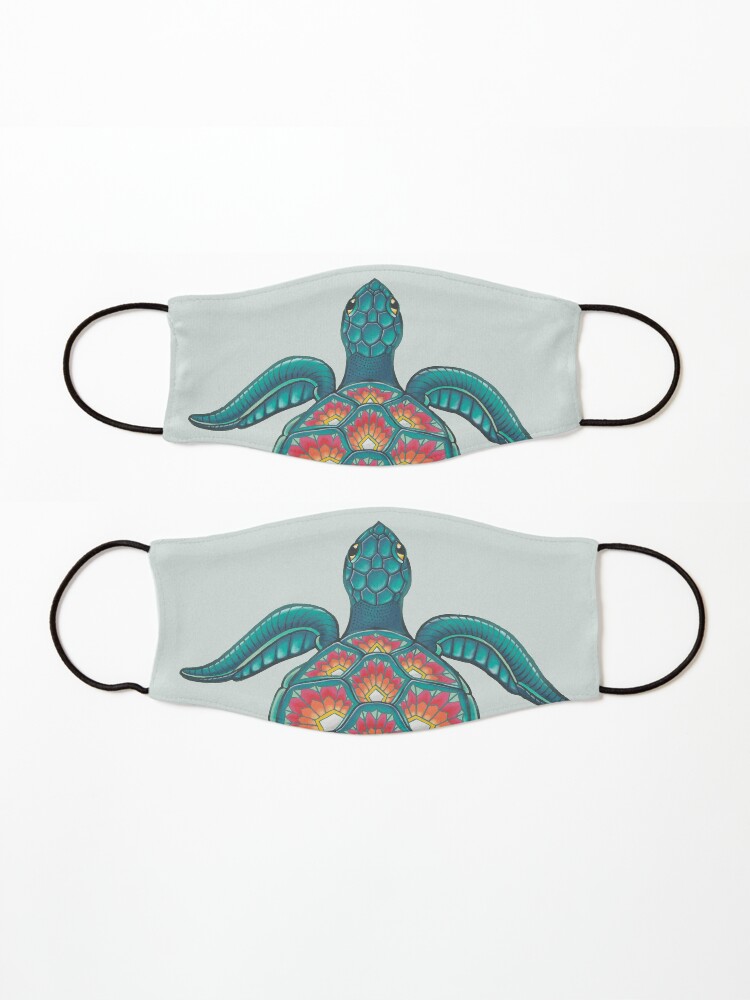 Alternate view of Mandala Turtle Mask