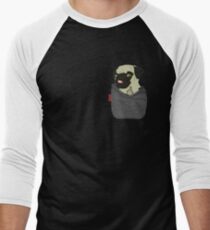 Pug You Pocket Men's Baseball ¾ T-Shirt