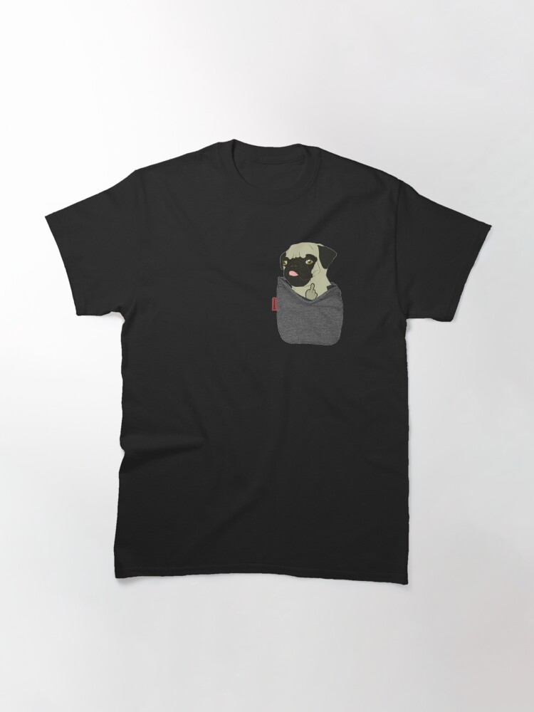 Alternate view of Pug You Pocket Classic T-Shirt
