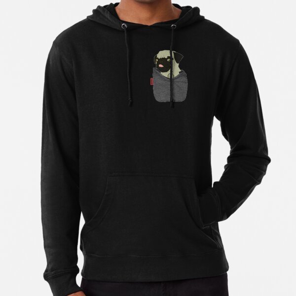 Pug You Pocket Lightweight Hoodie