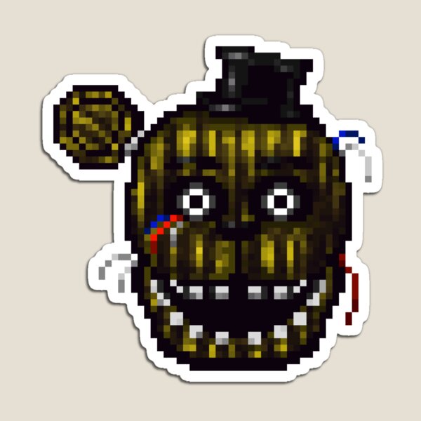 Five Nights at Freddy's 3 - Pixel art - Phantom Freddy | Sticker