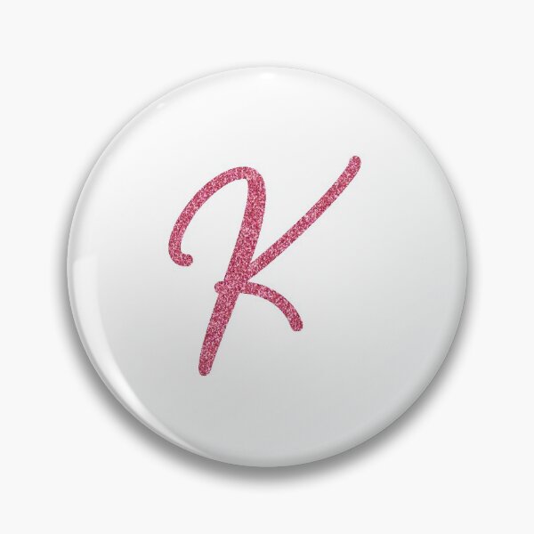 Item preview, Pink Glitter Letter "K" designed and sold by QthePhotog.
