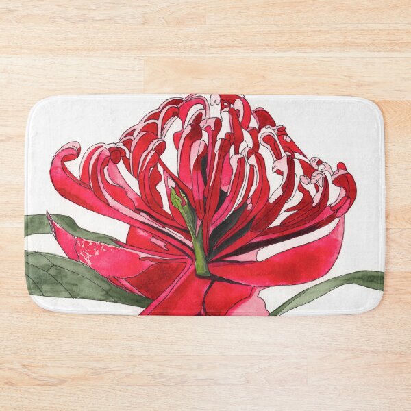 Item preview, Waratah flower red Australian Flora designed and sold by blueidesign.